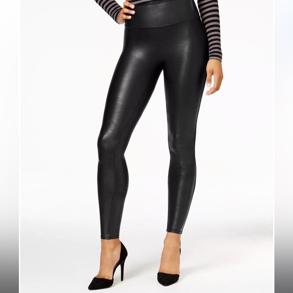 Spanx Faux Leather Leggings (NWOT)